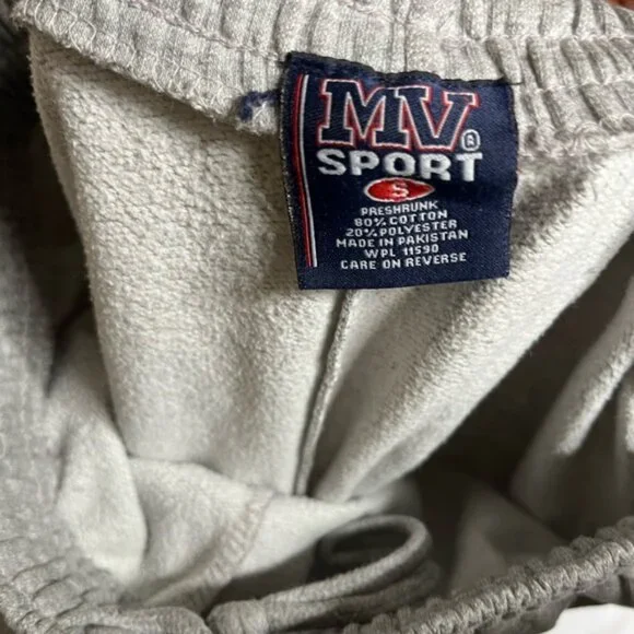 Vintage MV SPORT Illinois State University Sweatpants Gray Made USA S - Picture 3 of 3